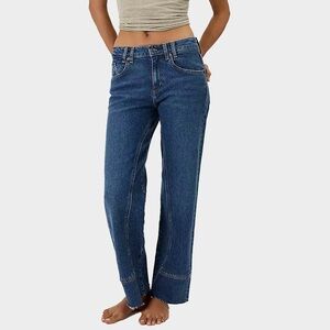 We The Free Risk Taker High Rise Straight Jeans | Size 30 | Free People